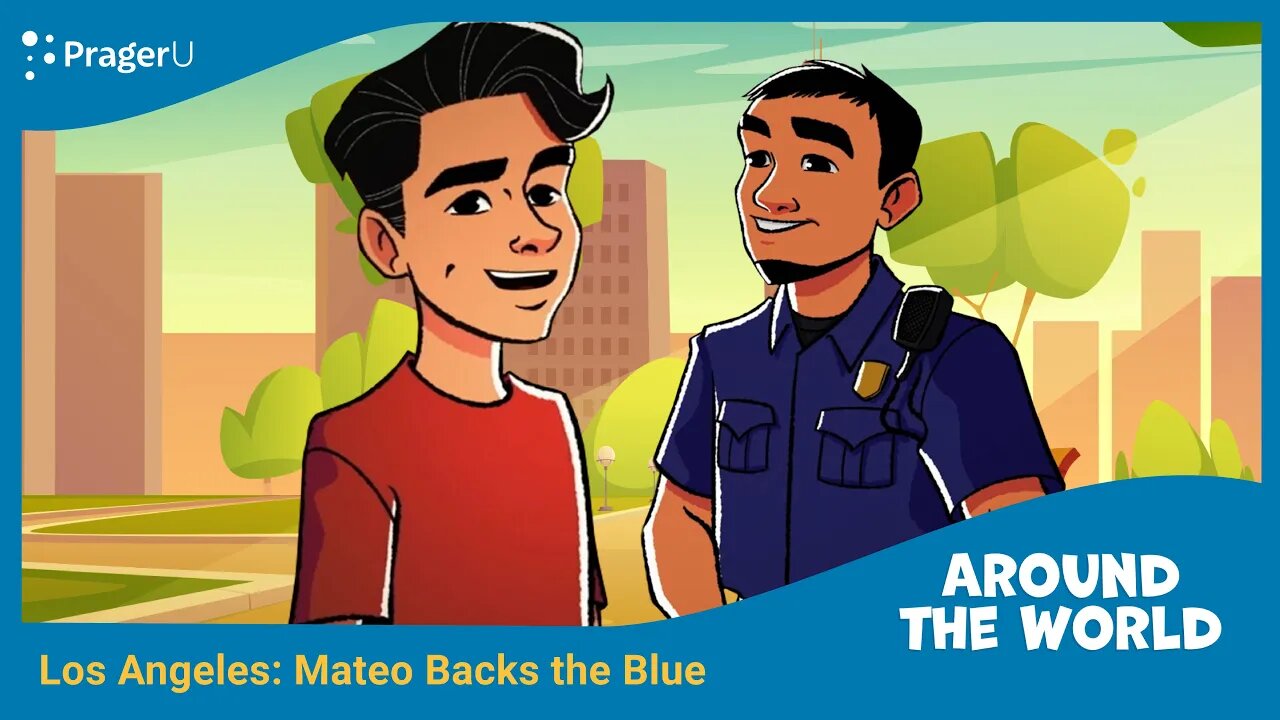 Los Angeles: Mateo Backs the Blue