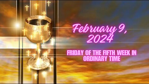 Friday Rosary • Sorrowful Mysteries of the Rosary 💜 February 9, 2024 VIRTUAL ROSARY - MEDITATION
