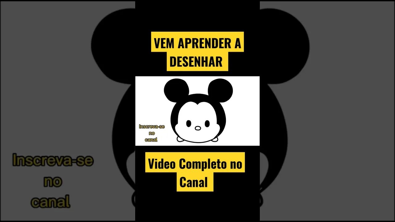 COMO DESENHAR FÁCIL MICKEY MOUSE KAWAII #desenho #desenhofacil #desenhofofo #desenholivre #shorts