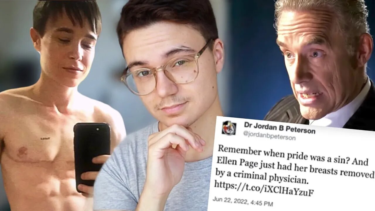 Trans Man Reacts: Dr. Jordan Peterson Suspended From Twitter (Elliot Page Tweet)