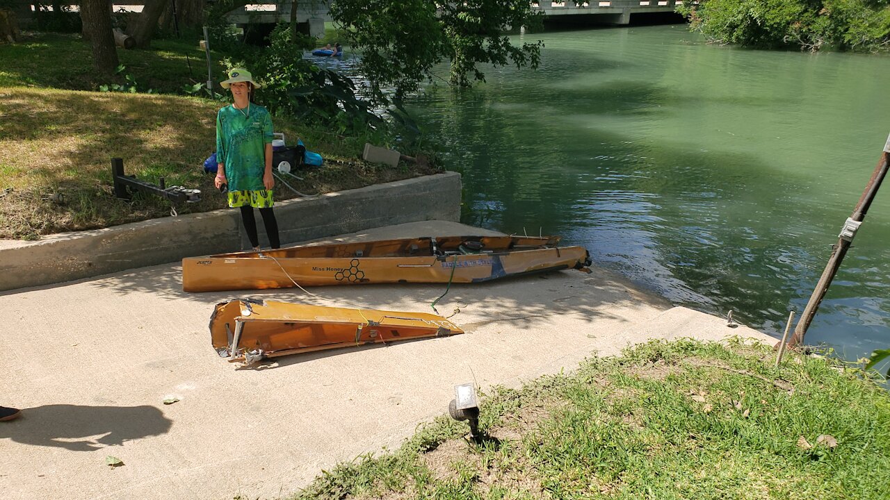 2021 Texas Water Safari Staples Dam Part 4 - A Drone View