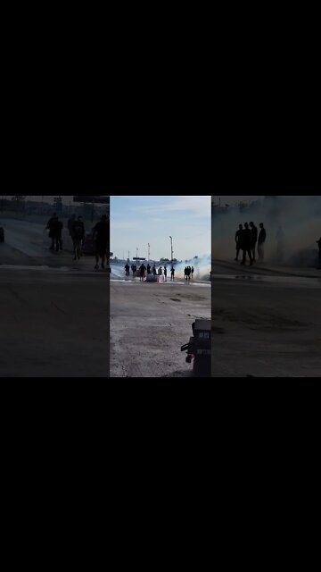 Burnout action at the Snowbird Outlaw Nationals Bradenton Motorsports Park in Florida #railfanrob