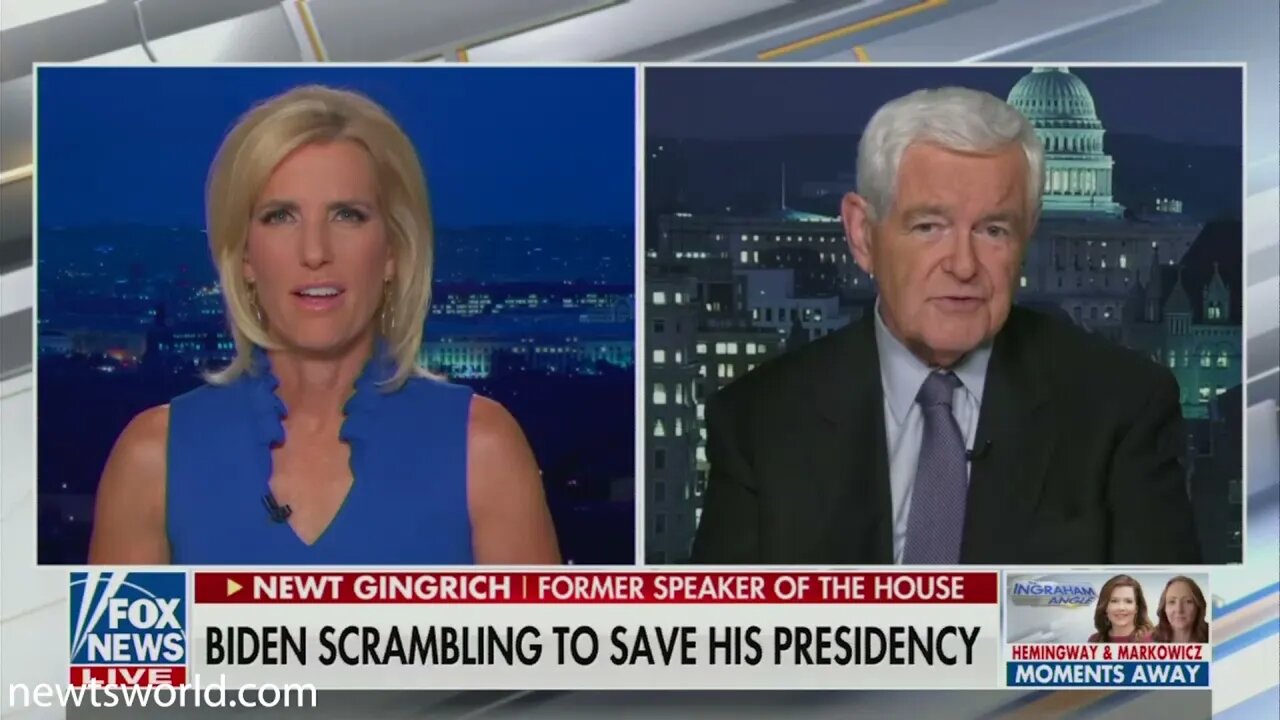 Newt Gingrich on Fox News Channel's The Ingraham Angle | September 9, 2021