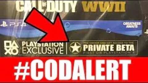 Call of Duty WW2 Beta Confirmed!! #CODALERT - Killstreak Confirmed!! COD WW2 News