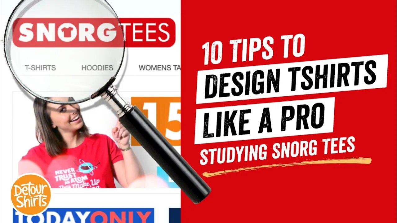 How to Create a T-Shirt Design for Beginners - Case Study: Snorg Tees - Learn to Design Like A Pro