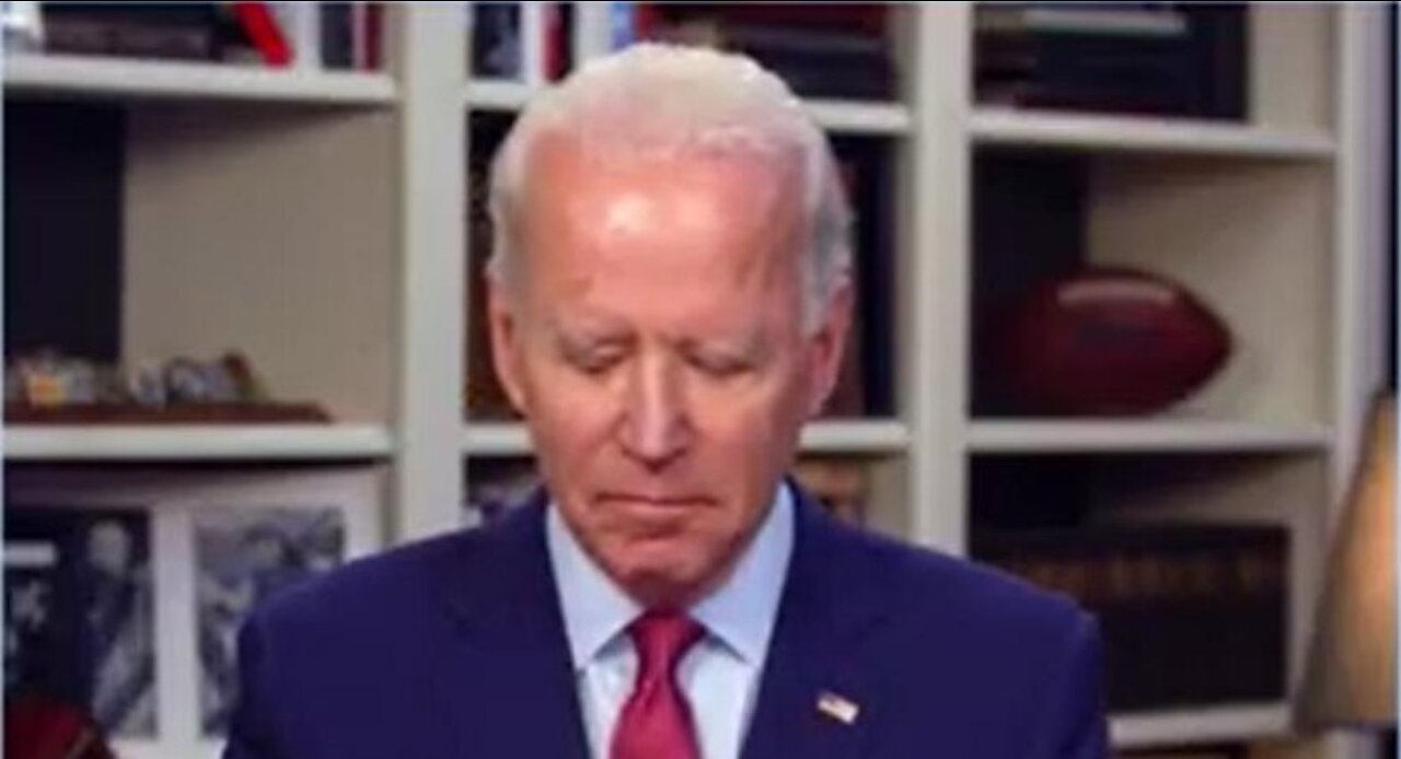 Joe Biden falls asleep during livestream and dreams about Corn Pop