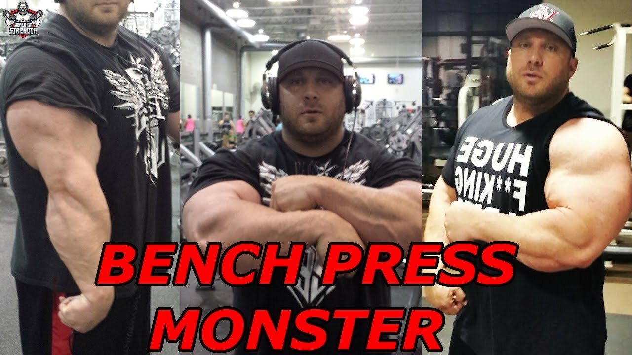 The Bench Press Monster ERIC SPOTO !!