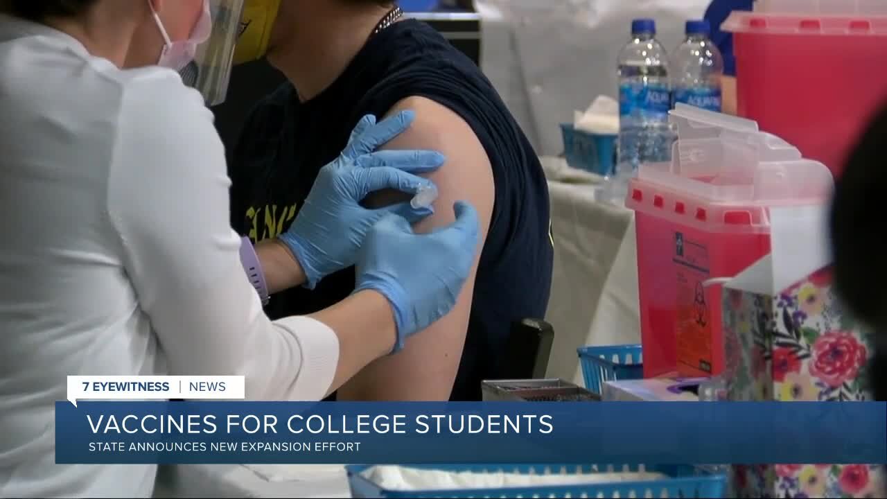 State provides 35,000 COVID-19 vaccines for college students