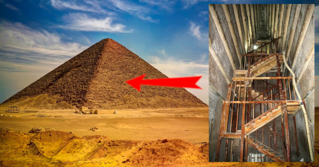 Inside the Red Pyramid of Egypt: A New Discovery