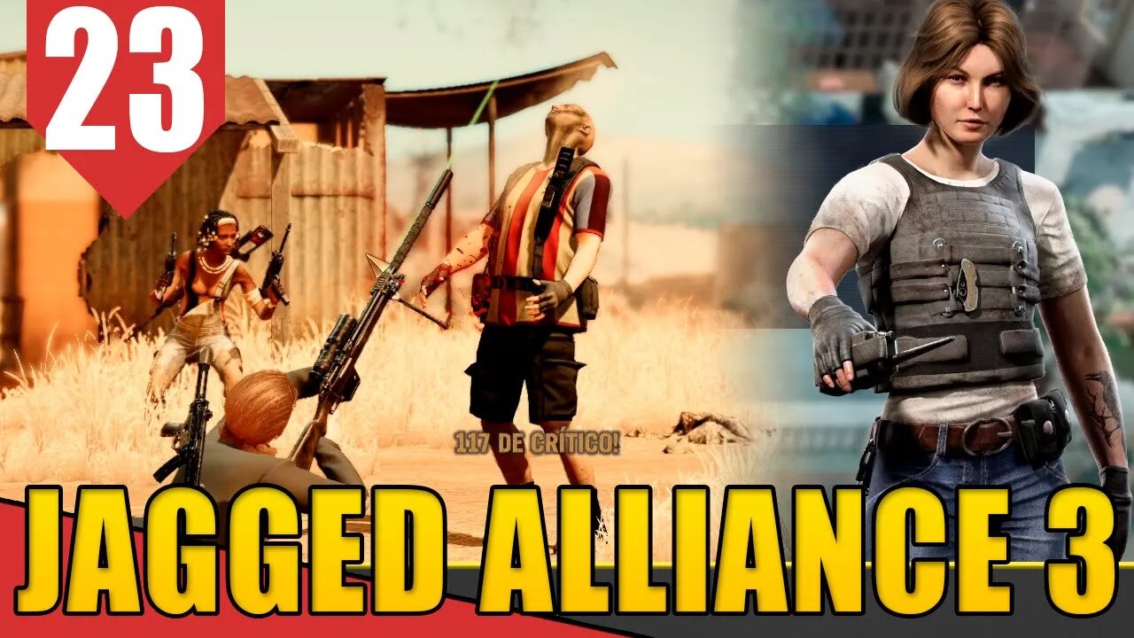 Entre Abusadores e ZUMBIS - Jagged Alliance 3 #23 [Gameplay PT-BR]