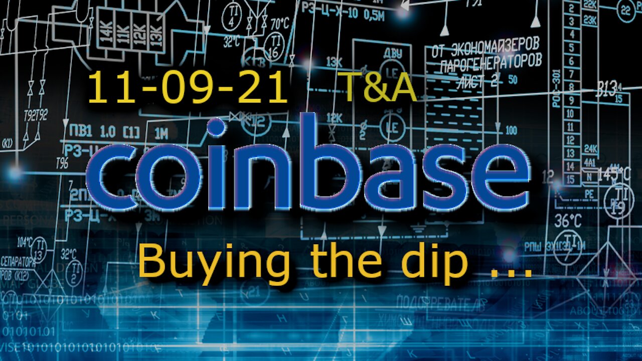 Coinbase ( coin ) Buying the dip