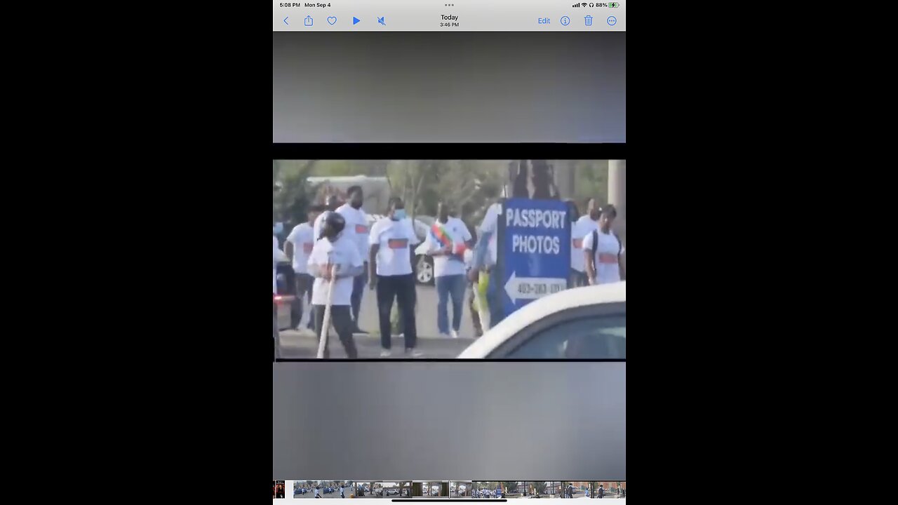 Eritrean migrants yesterday in Calgary, Canada.