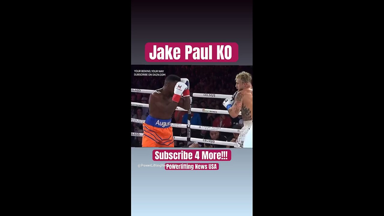 Jake Paul Epic Knockout