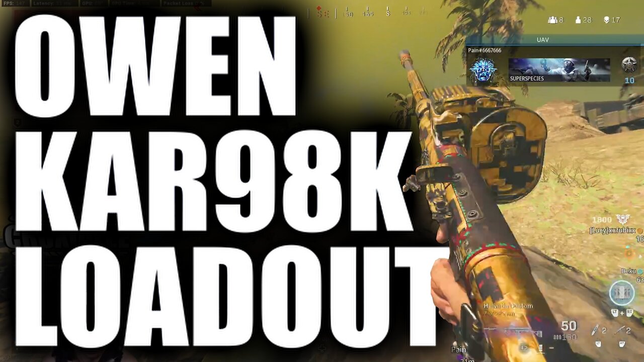 Owen & Kar98k Meta Loadout (Best Attachments for This Sub Machine Gun & Sniper Rifle)