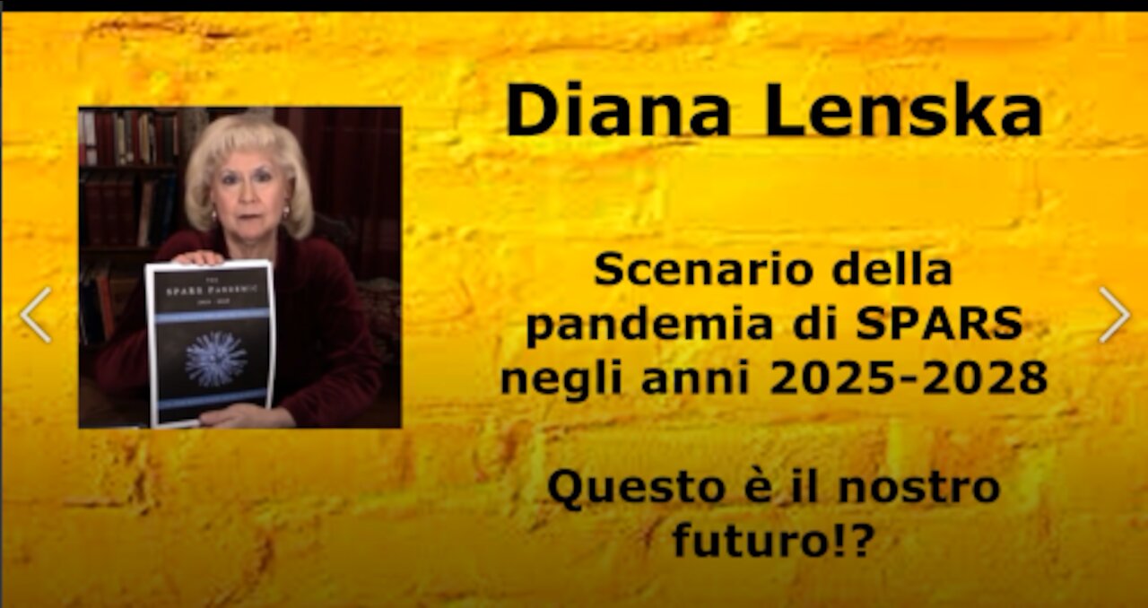 Diana Lenska - Scenario della pandemia di SPARS negli anni 2025-2028