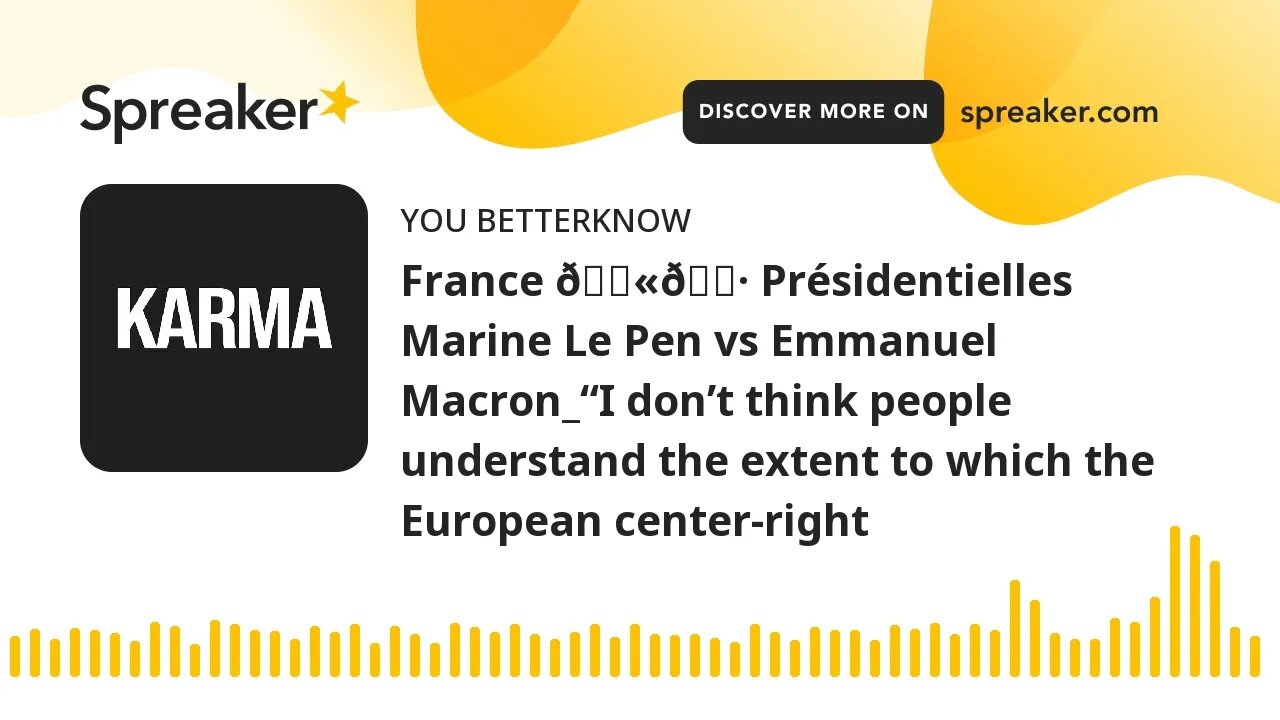 France 🇫🇷 Présidentielles Marine Le Pen vs Emmanuel Macron_“I don’t think people understand the exte