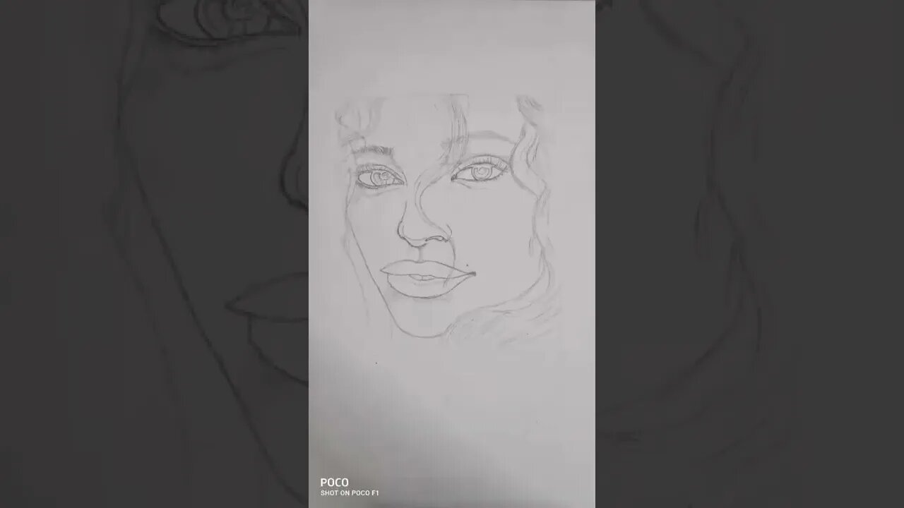 Outline v/s sketch #ytshorts #shorts #shortsvideo#art #artist#sketch#