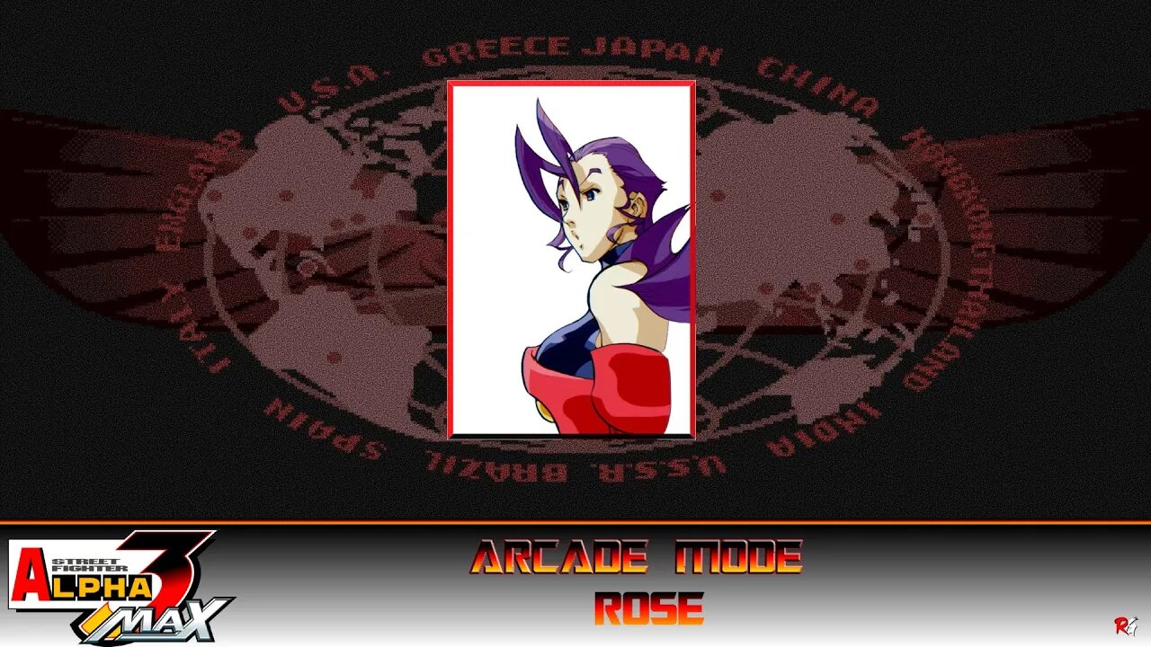 Street Fighter: Alpha 3 Max: Arcade Mode - Rose