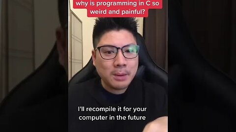 Did you want to know why programming in C was so painful in school?