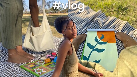 painting and sunset, planting flowers, went to the park, creating content + more