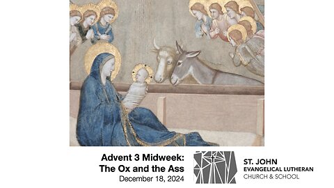 Advent 3 Midweek: The Ox and the Ass — December 18, 2024