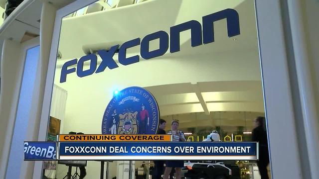 Some lawmakers have concerns over environmental impact from FoxConn