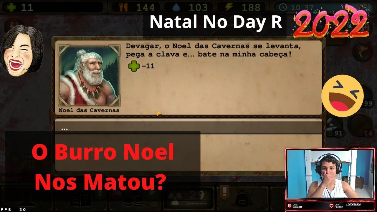 Fomos Atrapalhados Pelo Papai Noel Das Cavernas, Day R Survival Evento de Natal Premium rpg