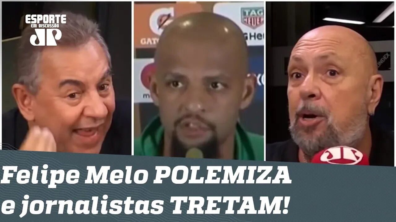 PEGOU FOGO! Felipe Melo POLEMIZA sobre a Champions, e jornalistas TRETAM!