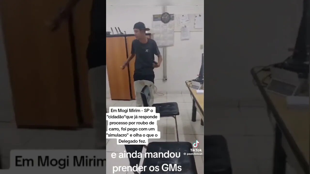 Até o bandido fica revoltado com delegado que manda soltar