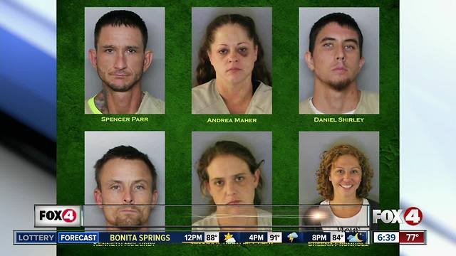 Six people arrested for counterfeiting money in Charlotte County