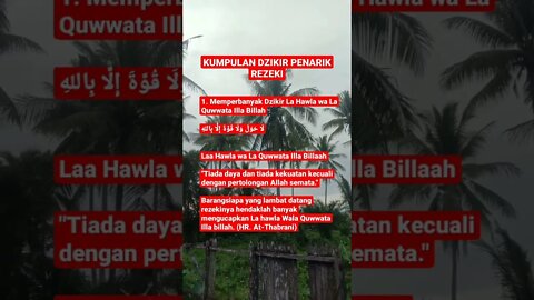 Kumpulan Dzikir Penarik Rezeki #shorts