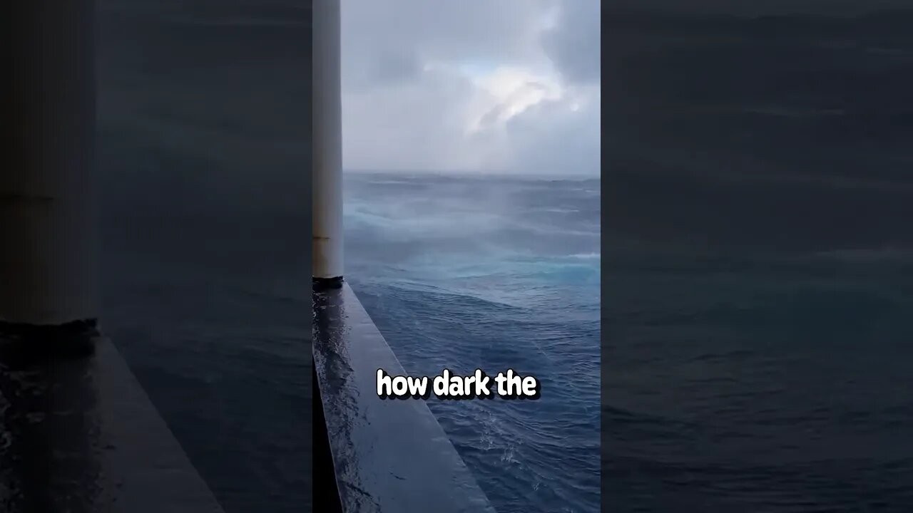 How Dark The Ocean Gets! 😱