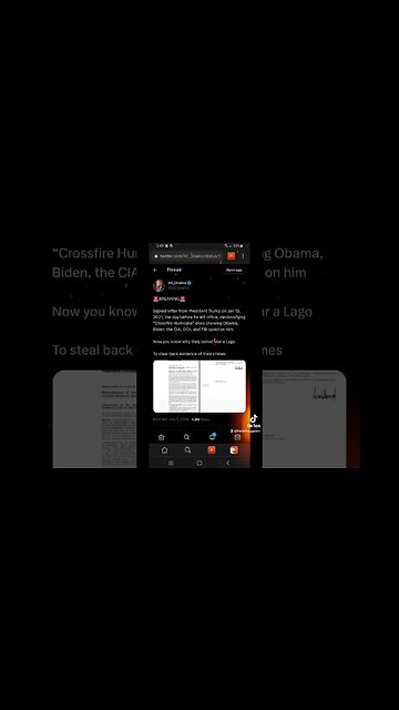 1/19 /21 TRUMP DECLASSIFIED Crossfire Hurricane docs showing Obama Biden CIA DOJ FBI spied on him