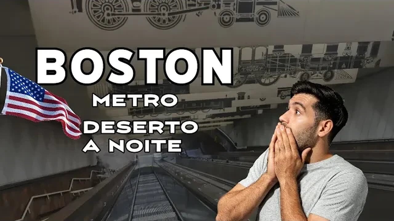 Assustador: Sozinho à Noite no Metrô de Boston