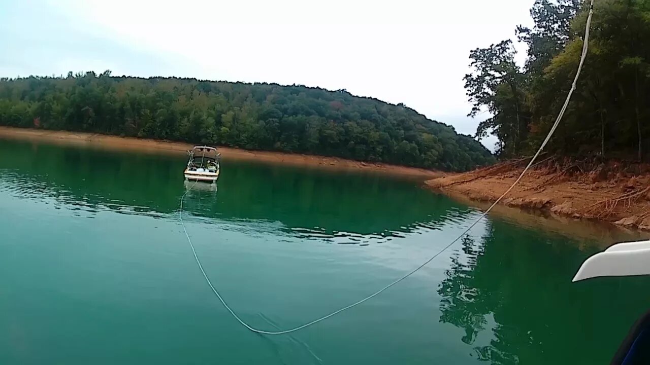 Mark Long Line from the Top of the Houseboat