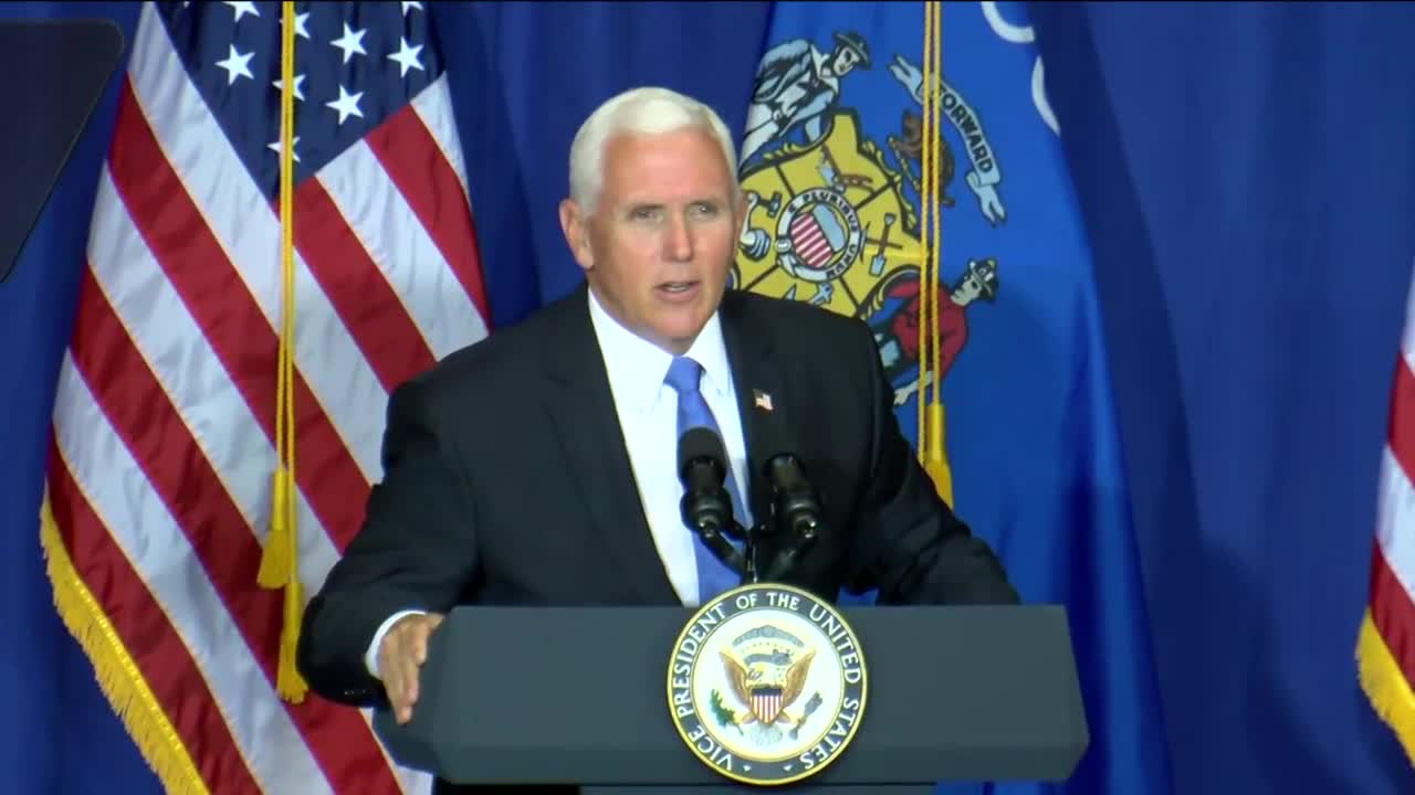 Vice President Mike Pence in Janesville Monday