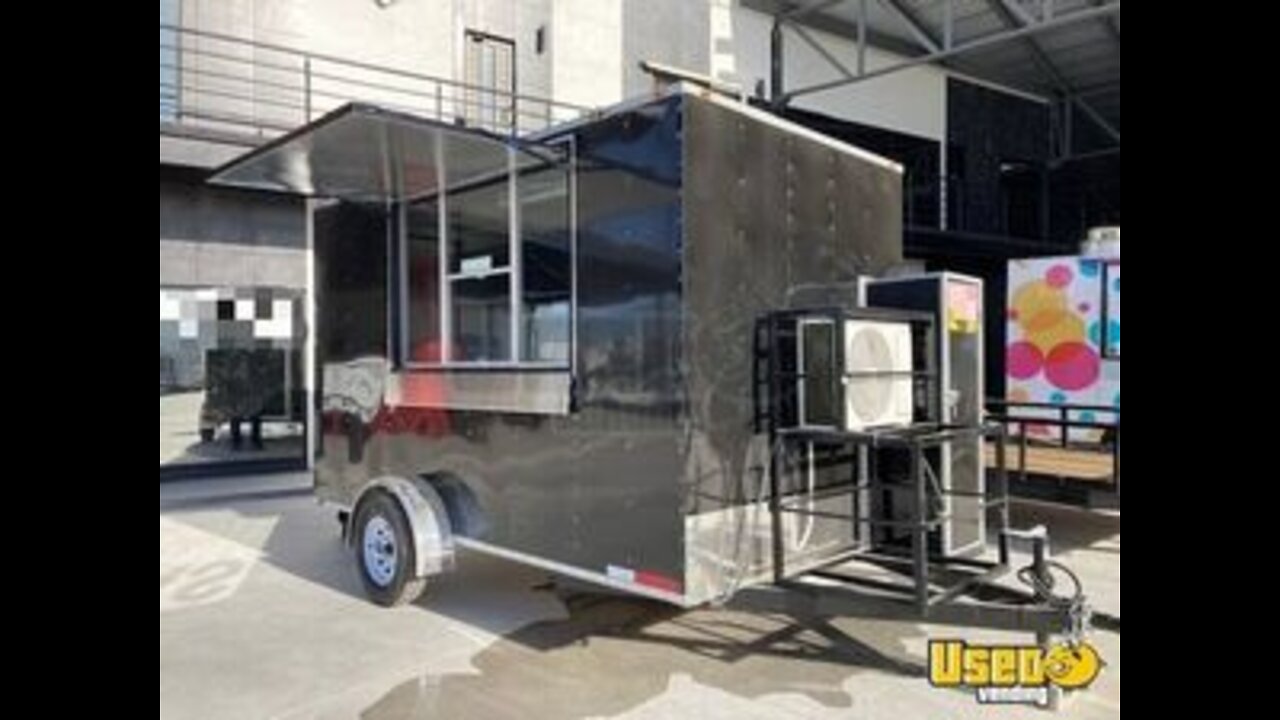 New 2022 - 7' x 12' Concession Food Trailer | Kitchen Food Trailer for Sale in Florida!