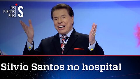 Vacinado, Silvio Santos é internado com covid em São Paulo