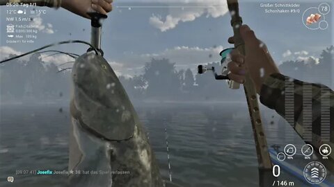 Fishing Planet Folge 490 Welse am Achtuba bei Wolken Wetter Morgens