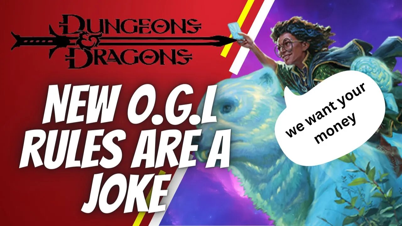 dungeons & dragons ogl rules are a joke