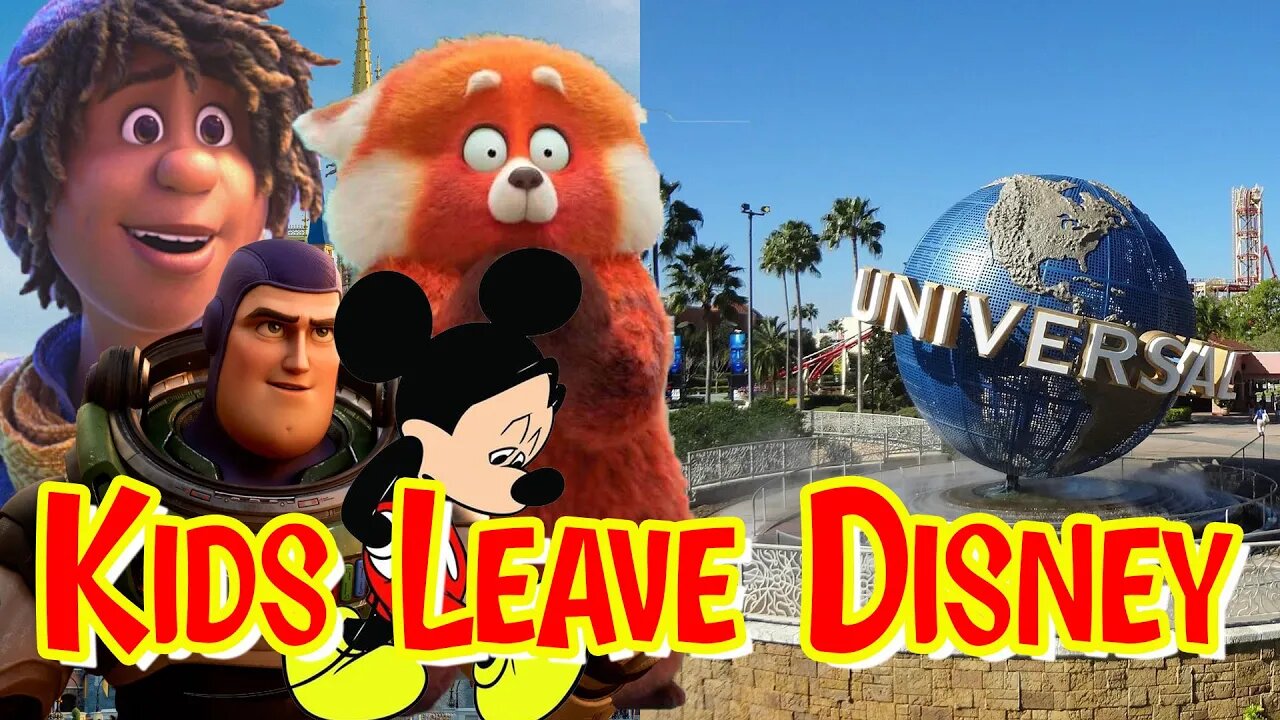 Kids Are Leaving Disney For Universal Studios - The Numbers Don't Lie #disney
