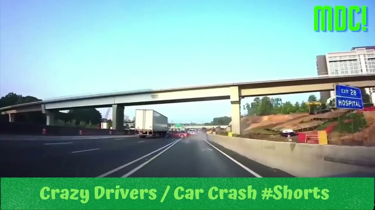 Crazy Drivers... Car Crashed #Shorts #13