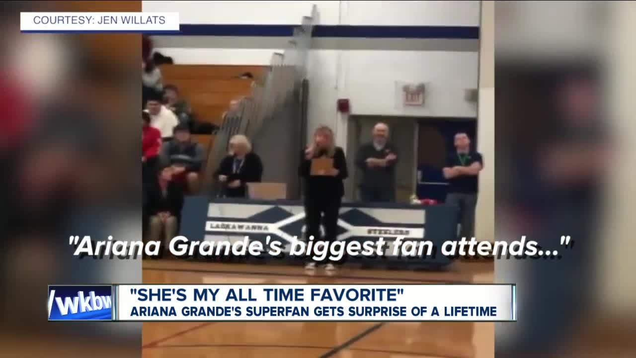 Ariana Grande's superfan gets surprise of a lifetime