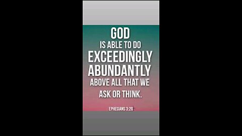 God does exceedingly abundantly for you🔥🔥🔥