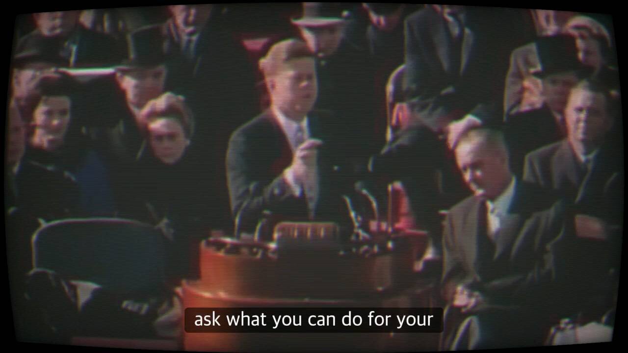 PRESIDENT KENNEDY MESSAGE D'ESPOIR