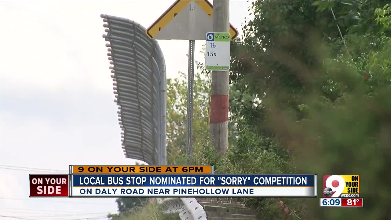 Is this Cincinnati Metro bus stop the 'sorriest' in the U.S.?