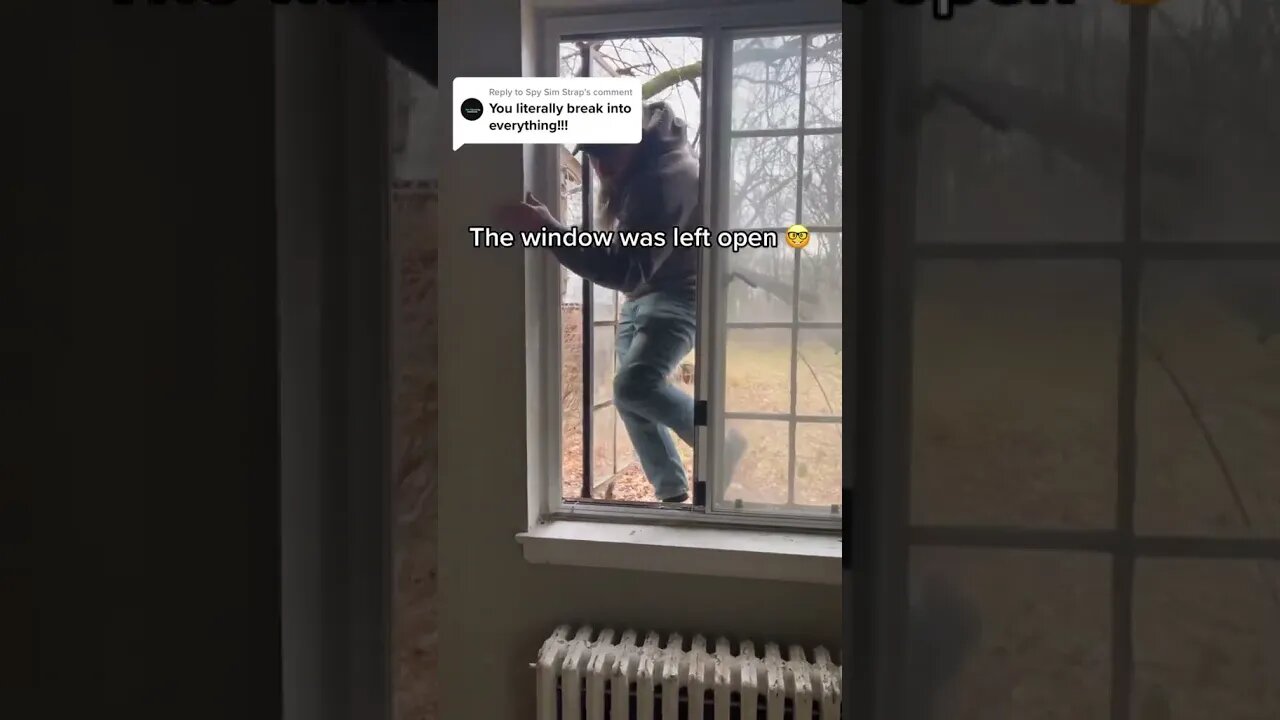 Make sure you lock your windows 🙃