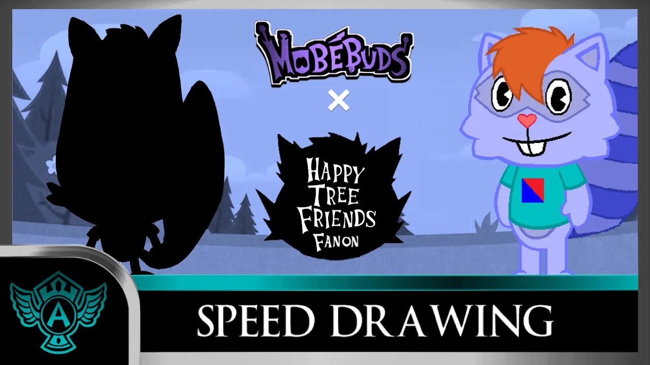 Speed Drawing: Happy Tree Friends Fanon - Tadley | Mobebuds Style