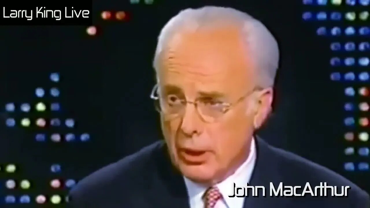 John MacArthur is on fire 🔥 LARRY KING LIVE