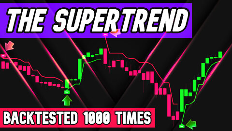 SuperTrend BackTested 1000 Times [Crypto Forex And Indices]